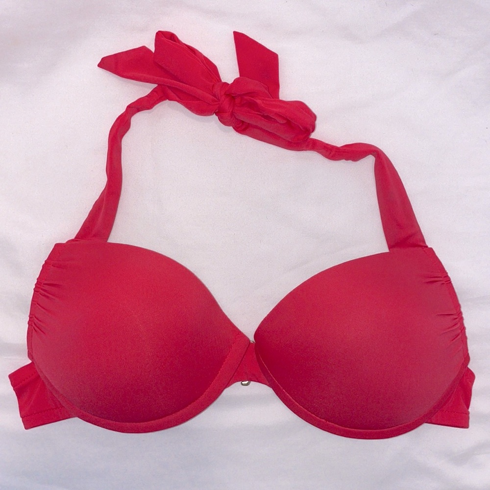 Target Pink Push-Up Bikini/Swimsuit Top - Size S